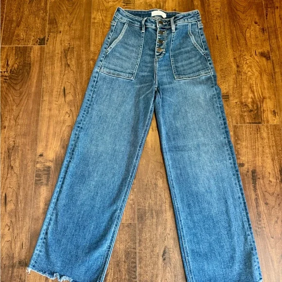 Carly Jean Los Angeles Hendrix Wide Leg Jean Size 3 - Picture 1 of 3